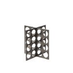 Fletcher (Small) 4L x 4W Gray Metal Abstract Decorative Object 10 Fletcher (Small) 4L x 4W Gray Metal Abstract Decorative Object