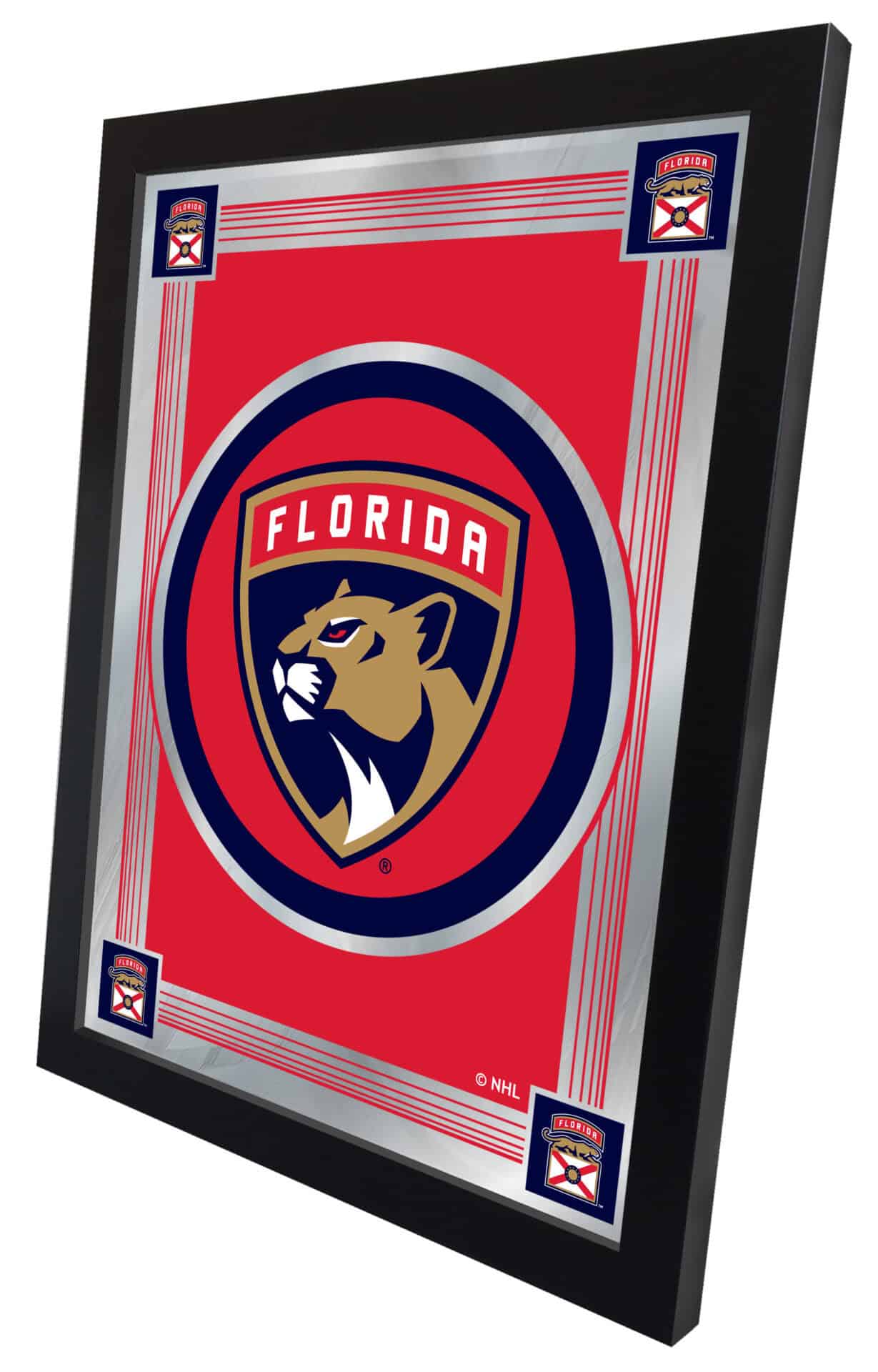 Florida Panthers 17x22 Logo Wall Mirror 2 Florida Panthers 17x22 Logo Wall Mirror - Image 2