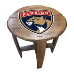 Florida Panthers Oak Barrel Table 4 Florida Panthers Oak Barrel Table