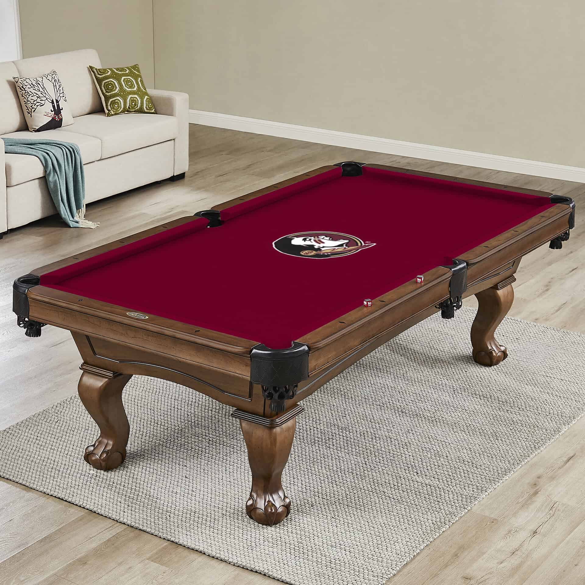 Florida State 8' Pool Table Cloth 2 Florida State 8' Pool Table Cloth - Image 2