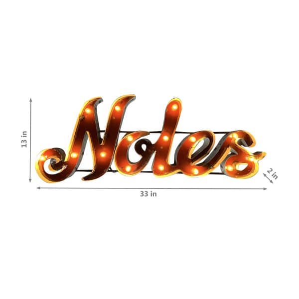 Florida State Noles Lighted Recycled Metal Sign 2
