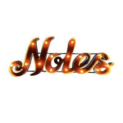 Florida State-Noles Lighted Recycled Metal Sign
