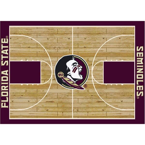 Florida State University 4x6 Courtside Rug 1