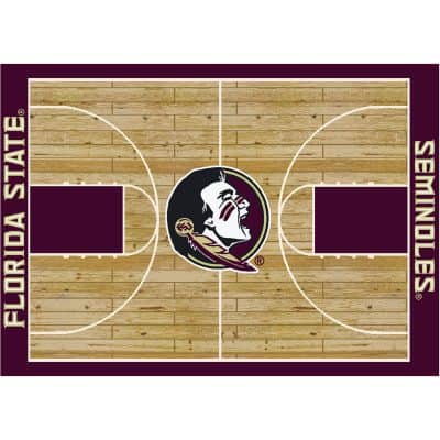 Florida State University 6x8 Courtside Rug