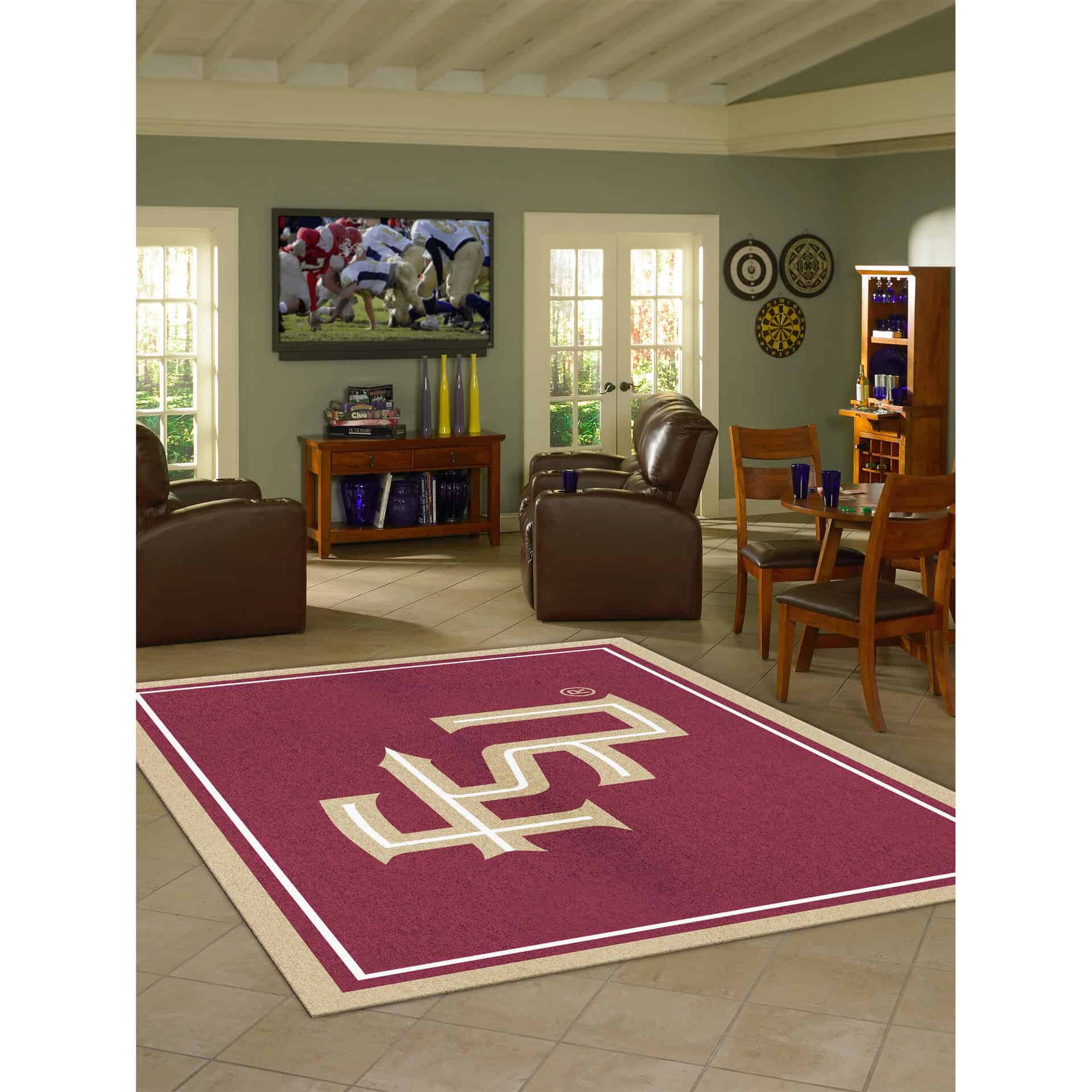 Florida State University 8x11 Spirit Rug 2 Florida State University 8x11 Spirit Rug - Image 2