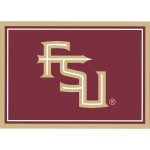 Florida State University 8x11 Spirit Rug 3 Florida State University 8x11 Spirit Rug