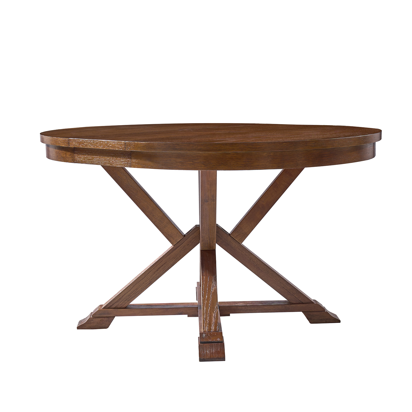 Floyd Walnut Extendable Round Solid Wood Dining Table 1 Floyd Walnut Extendable Round Solid Wood Dining Table