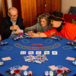 Foldable 48 Inch 8-Player Poker Tabletop with Cup Holders