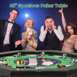 Foldable 48 Inch Poker Table with Padded Rails and Cup Holders 26 Foldable 48 Inch Poker Table with Padded Rails and Cup Holders