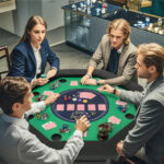 Foldable 48 Inch Poker Table with Padded Rails and Cup Holders 23 Foldable 48 Inch Poker Table with Padded Rails and Cup Holders