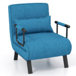 Convertible 6-Position Sofa Chair Lounge Bed with Pillow 10 Convertible 6-Position Sofa Chair Lounge Bed with Pillow