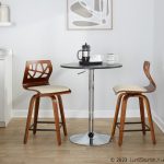 Folia 24 Mid-Century Modern Swivel Counter Stool (Set of 2) 16 Folia 24 Mid-Century Modern Swivel Counter Stool (Set of 2)