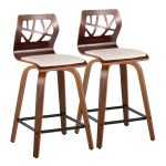 Folia 24 Mid-Century Modern Swivel Counter Stool (Set of 2) 17 Folia 24 Mid-Century Modern Swivel Counter Stool (Set of 2)