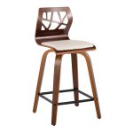 Folia 24 Mid-Century Modern Swivel Counter Stool (Set of 2) 18 Folia 24 Mid-Century Modern Swivel Counter Stool (Set of 2)