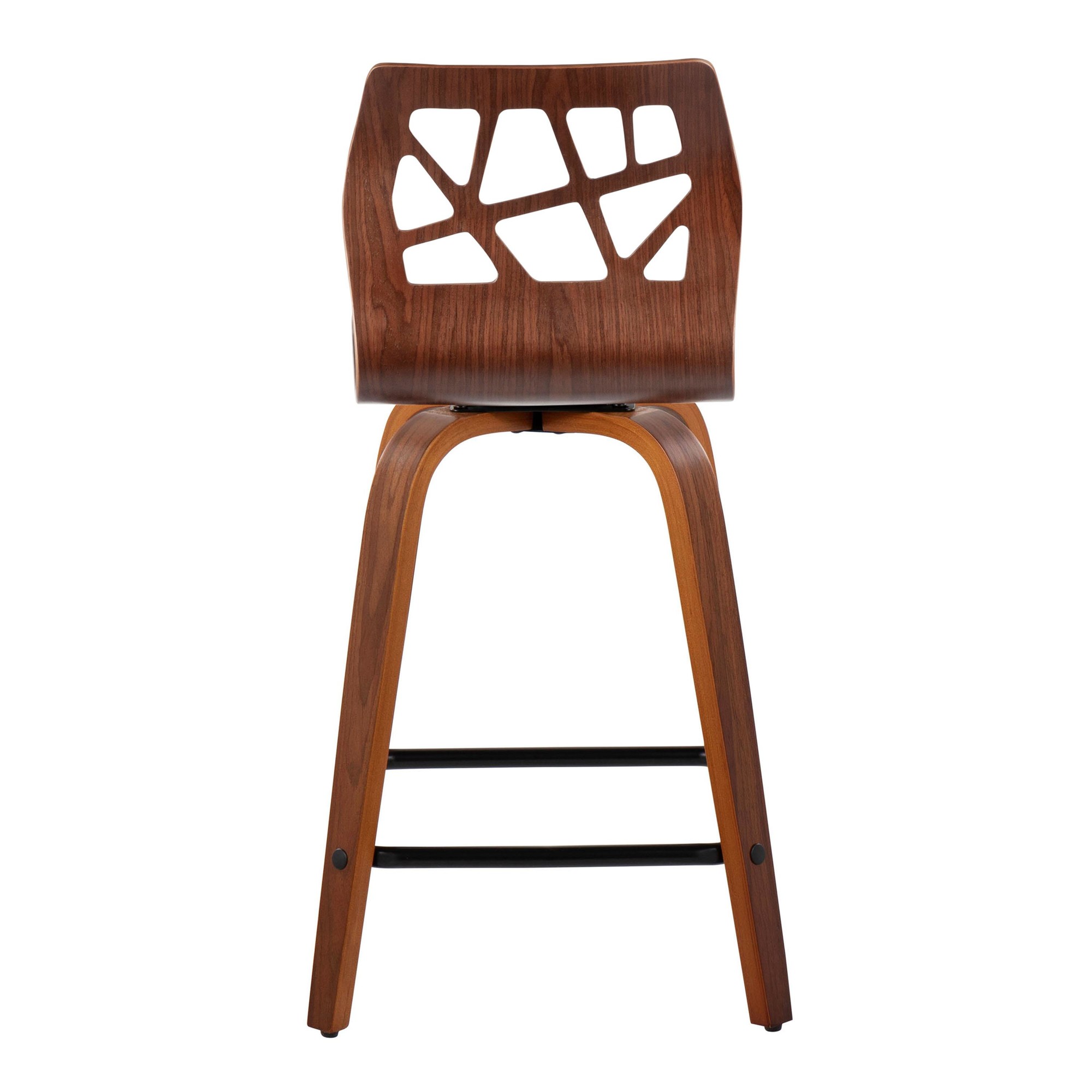 Folia 24 Mid-Century Modern Swivel Counter Stool (Set of 2) 9 Folia 24 Mid-Century Modern Swivel Counter Stool (Set of 2) - Image 9