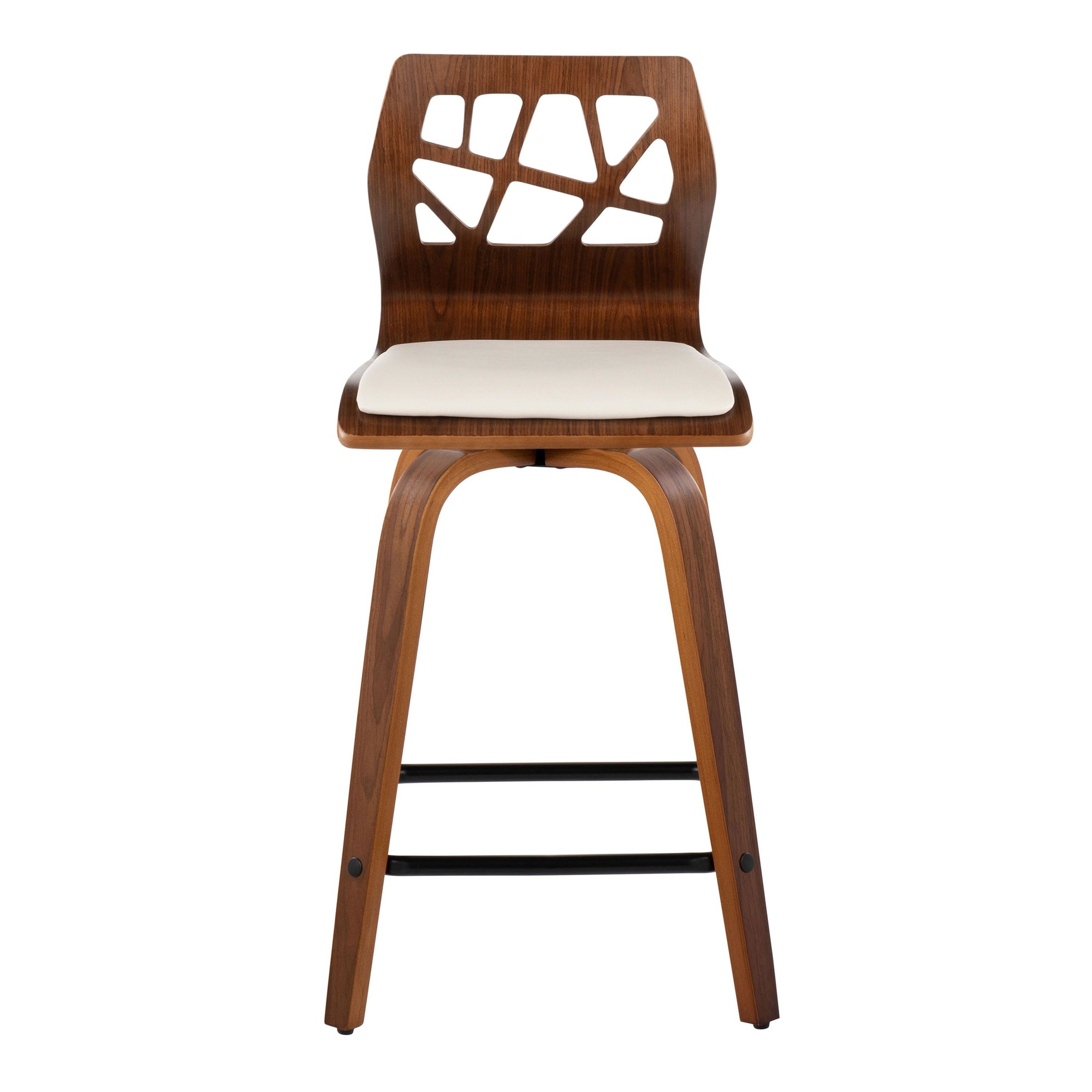Folia 24 Mid-Century Modern Swivel Counter Stool (Set of 2) 10 Folia 24 Mid-Century Modern Swivel Counter Stool (Set of 2) - Image 10