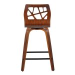 Folia 24 Orange Mid-Century Modern Swivel Counter Stools (Set of 2) 21 Folia 24 Orange Mid-Century Modern Swivel Counter Stools (Set of 2)