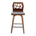 Folia 26-Inch Mid-Century Modern Light Grey Counter Stools (Set of 2) 31 Folia 26-Inch Mid-Century Modern Light Grey Counter Stools (Set of 2)