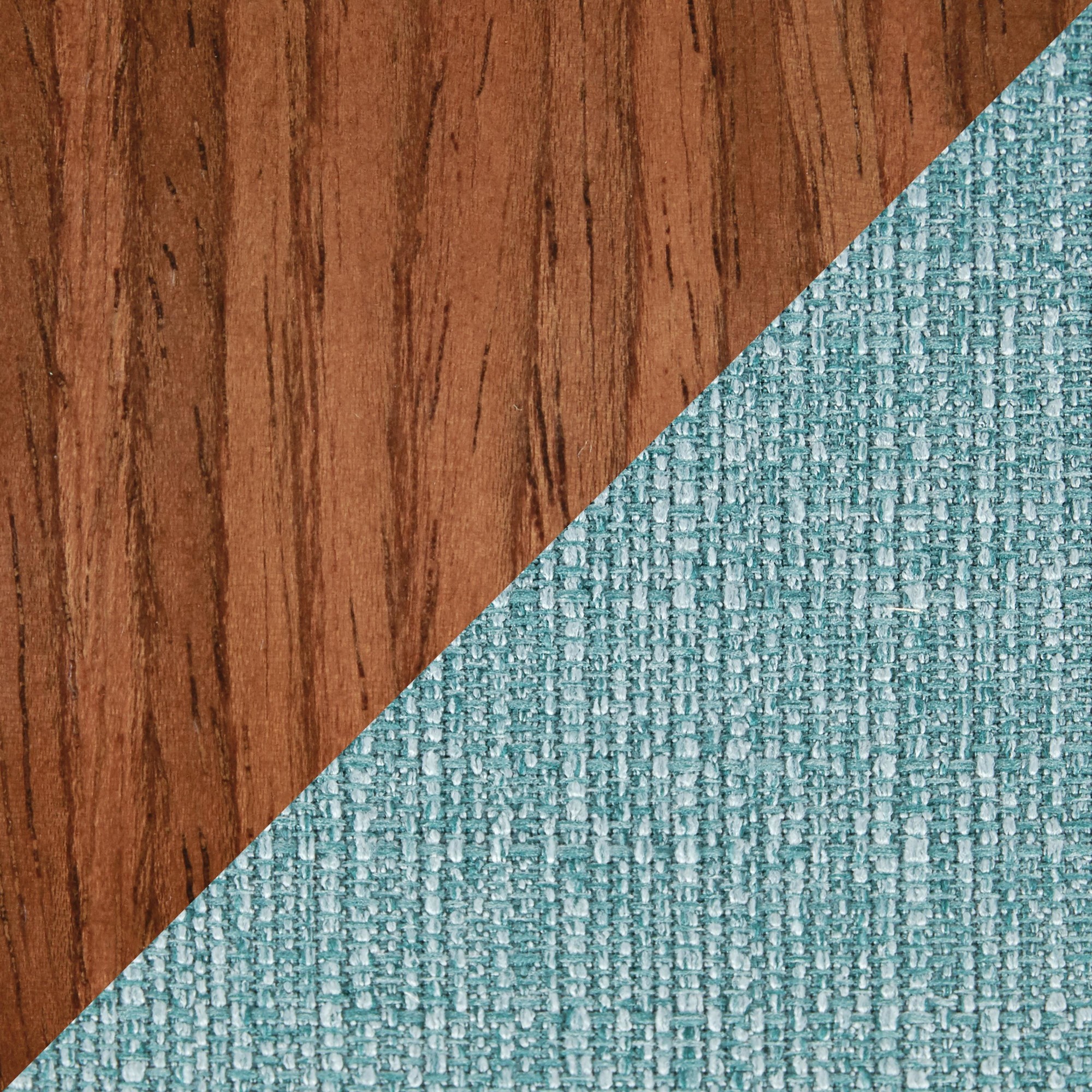 Folia 26-Inch Mid-Century Modern Teal Swivel Counter Stools (Set of 2) 15 Folia 26-Inch Mid-Century Modern Teal Swivel Counter Stools (Set of 2) - Image 15