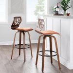 Folia 30 Mid-Century Modern Orange Swivel Barstool (Set of 2) 9 Folia 30 Mid-Century Modern Orange Swivel Barstool (Set of 2)
