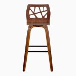 Folia 30" Mid-Century Swivel Barstool Teal Walnut (Set of 2) (Set of 2) 21 Folia 30" Mid-Century Swivel Barstool Teal Walnut (Set of 2) (Set of 2)