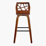Folia 30" Orange Mid-Century Modern Swivel Barstools (Set of 2) 21 Folia 30" Orange Mid-Century Modern Swivel Barstools (Set of 2)
