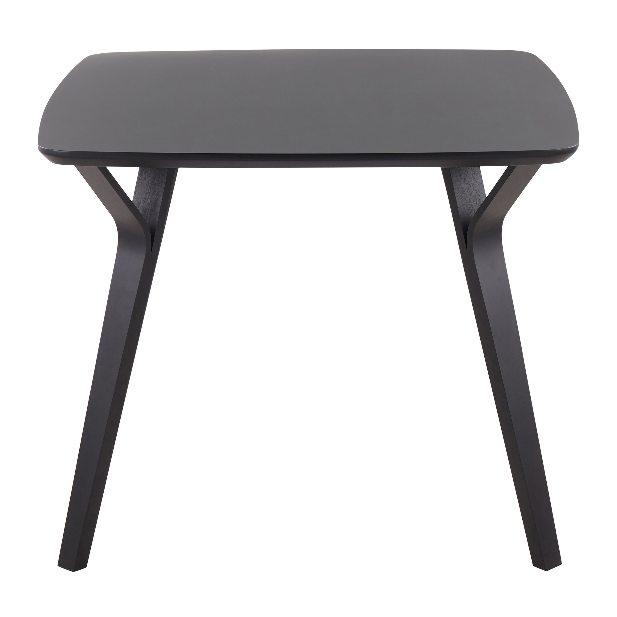 Folia Black Wood Mid-Century Modern Dinette Table 10 Folia Black Wood Mid-Century Modern Dinette Table - Image 10