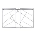 Folia Contemporary Silver and Black Desk 22 Folia Contemporary Silver and Black Desk