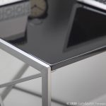 Folia Contemporary Silver and Black Desk 12 Folia Contemporary Silver and Black Desk