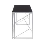 Folia Contemporary Silver and Black Desk 15 Folia Contemporary Silver and Black Desk