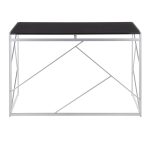 Folia Contemporary Silver and Black Desk 17 Folia Contemporary Silver and Black Desk