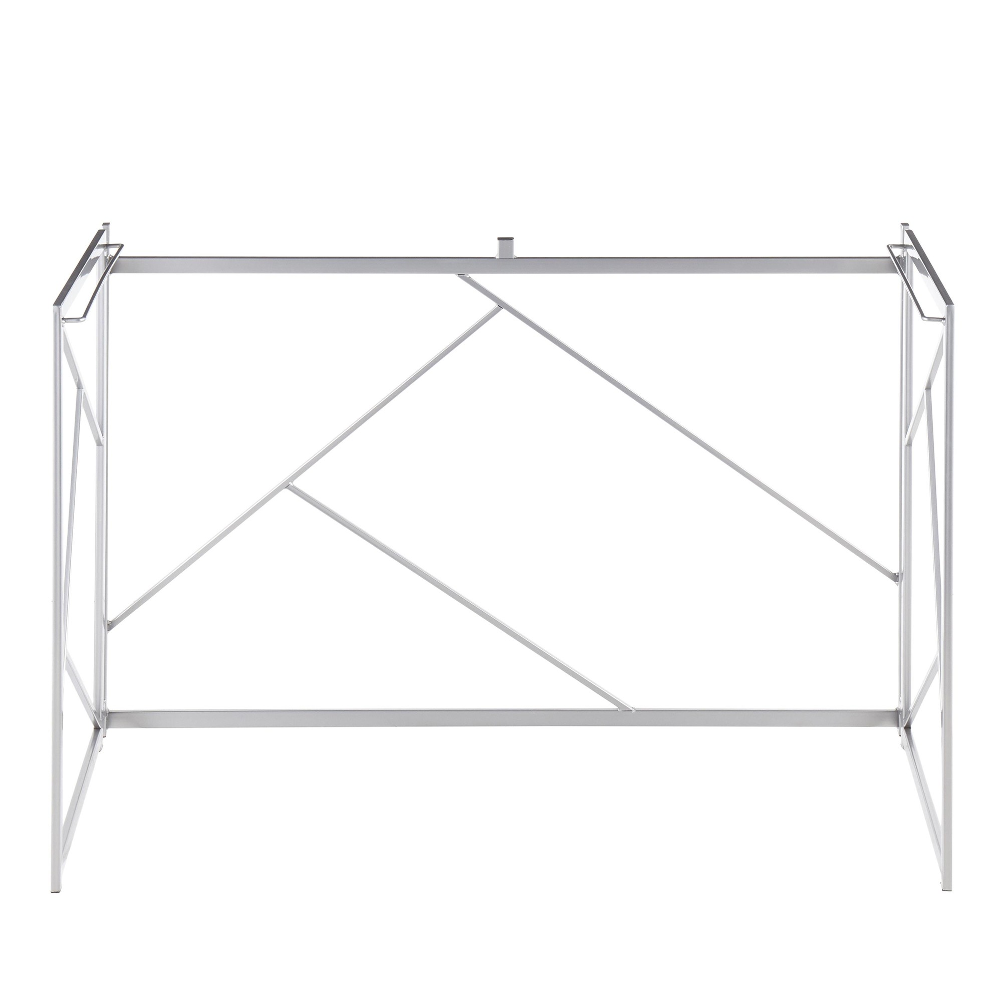 Folia Contemporary Silver and Black Desk 9 Folia Contemporary Silver and Black Desk - Image 9