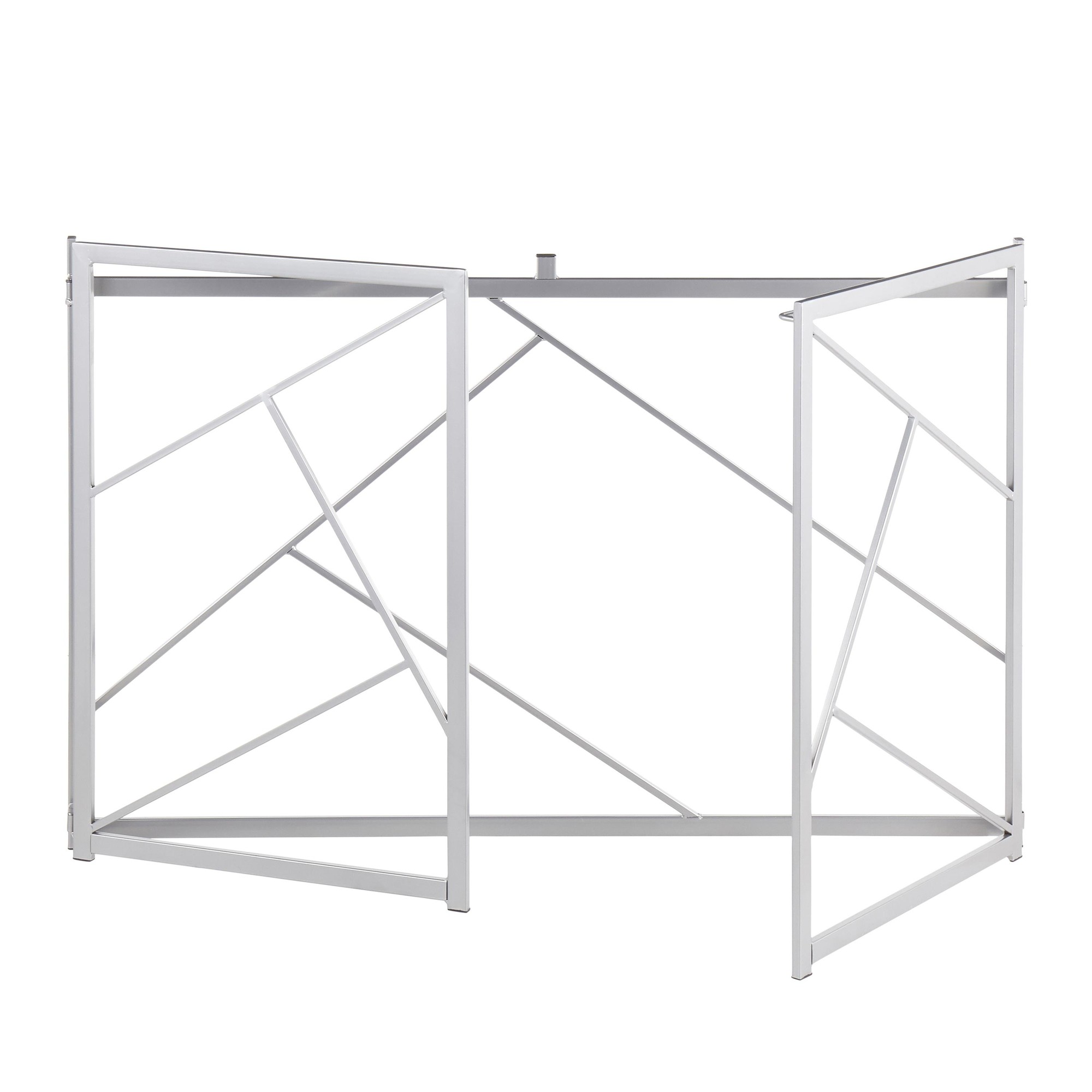 Folia Contemporary Silver and Black Desk 10 Folia Contemporary Silver and Black Desk - Image 10
