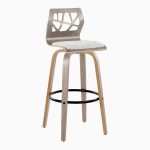 Folia Light Grey Contemporary Swivel Barstool (Set of 2) 17 Folia Light Grey Contemporary Swivel Barstool (Set of 2)