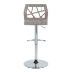 Folia Light Grey Wood Contemporary Adjustable Swivel Barstool (Set of 2) 20 Folia Light Grey Wood Contemporary Adjustable Swivel Barstool (Set of 2)