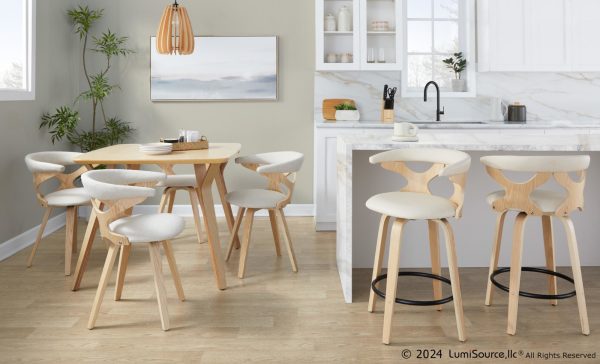 Folia Mid Century Modern Natural Wood Dinette Table 4