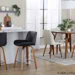 Folia Mid-Century Modern Walnut Dinette Table 15 Folia Mid-Century Modern Walnut Dinette Table