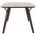 Folia Mid-Century Modern Walnut Dinette Table 24 Folia Mid-Century Modern Walnut Dinette Table