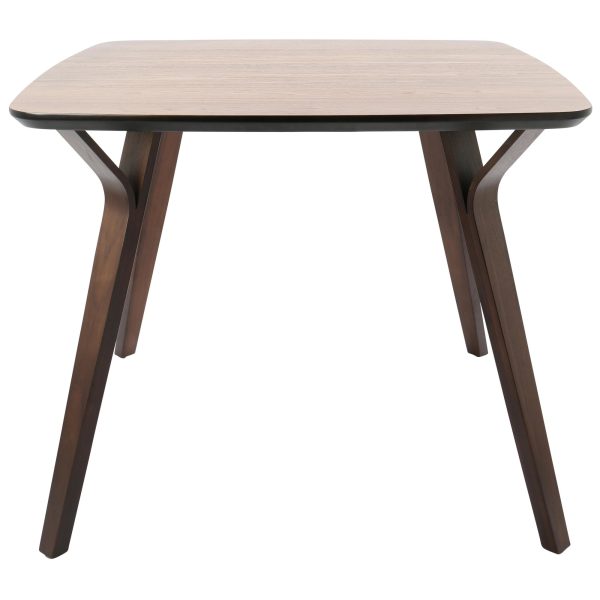 Folia Mid Century Modern Walnut Dinette Table 10