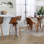 Folia Mid-Century Modern Walnut Dinette Table 16 Folia Mid-Century Modern Walnut Dinette Table
