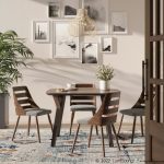 Folia Mid-Century Modern Walnut Dinette Table 19 Folia Mid-Century Modern Walnut Dinette Table