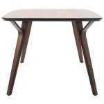 Folia Mid-Century Modern Walnut Dinette Table 23 Folia Mid-Century Modern Walnut Dinette Table