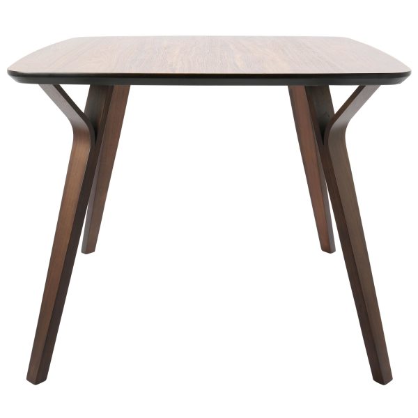 Folia Mid Century Modern Walnut Dinette Table 9