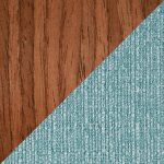 Folia Mid-Century Modern Walnut Wood Teal Counter Stools, 26-Inch (Set of 2) 32 Folia Mid-Century Modern Walnut Wood Teal Counter Stools, 26-Inch (Set of 2)
