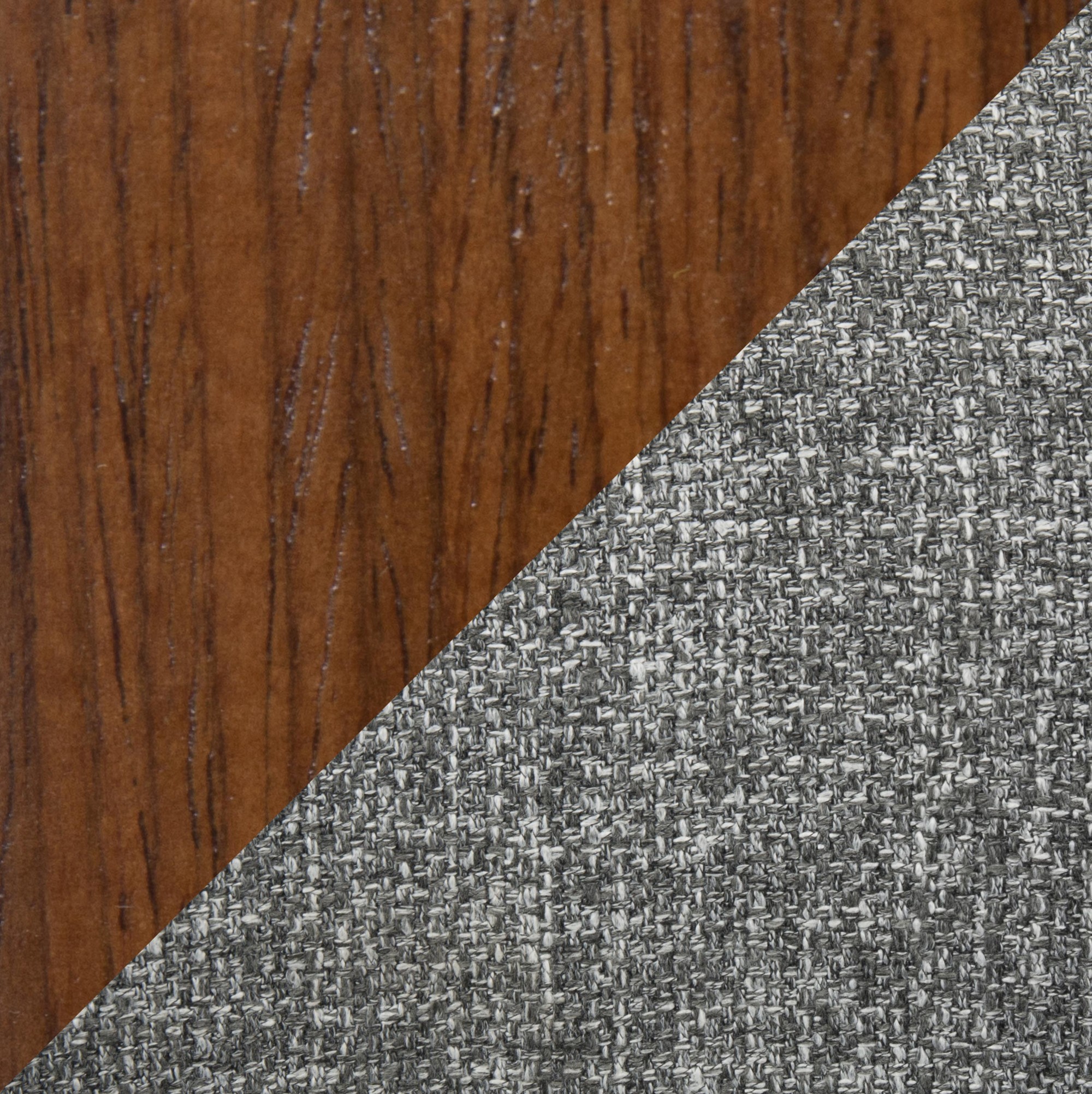 Folia Mid-Century Modern Walnut and Glass Dining Set (5 Piece) 7 Folia Mid-Century Modern Walnut and Glass Dining Set (5 Piece) - Image 7