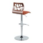 Folia Orange Mid-Century Modern Swivel Adjustable Barstool (Set of 2) 21 Folia Orange Mid-Century Modern Swivel Adjustable Barstool (Set of 2)