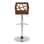 Folia Orange Mid-Century Modern Swivel Adjustable Barstool (Set of 2) 22 Folia Orange Mid-Century Modern Swivel Adjustable Barstool (Set of 2)