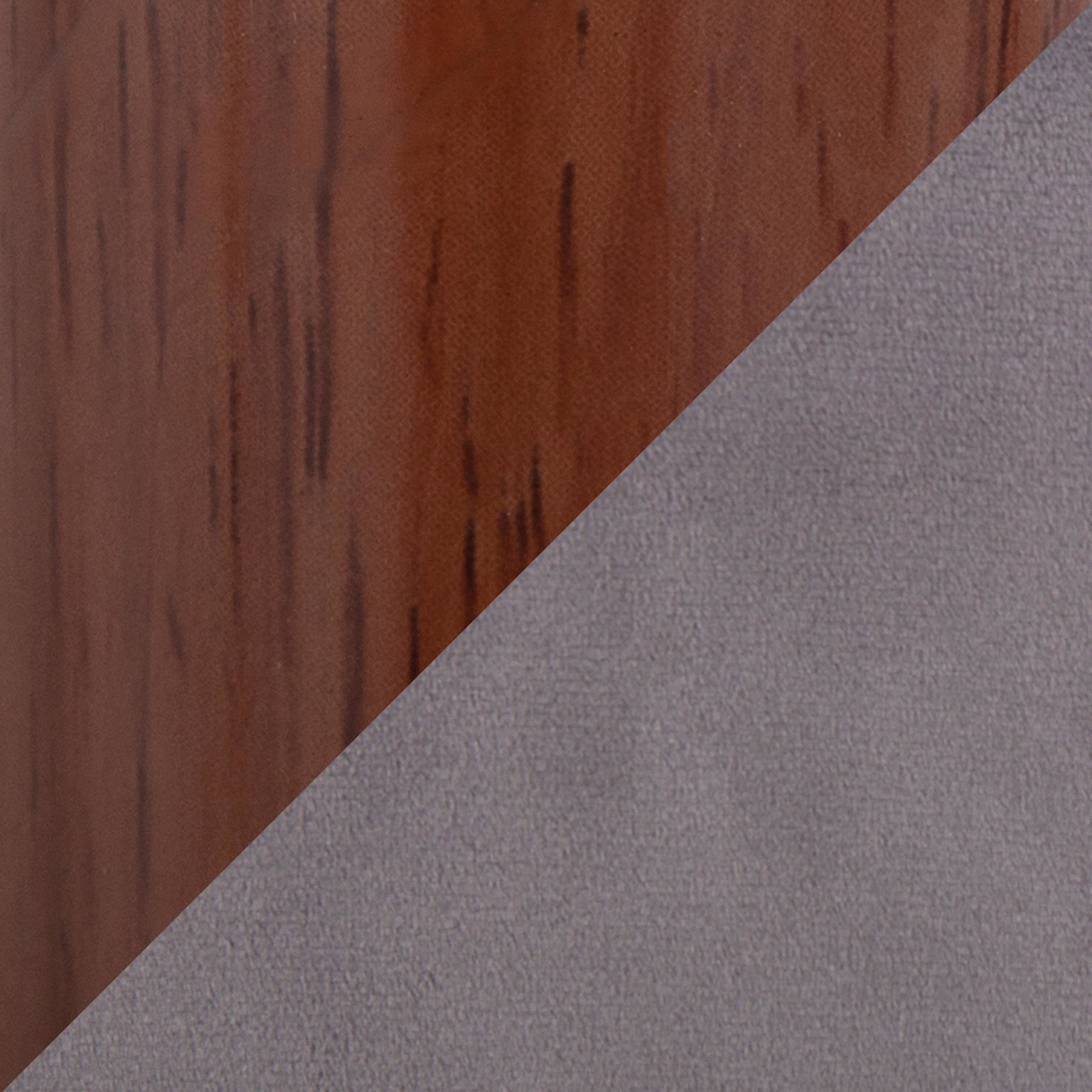 Folia Square Mid-Century Modern Dining Set Walnut and Grey (5 Piece) 6 Folia Square Mid-Century Modern Dining Set Walnut and Grey (5 Piece) - Image 6