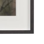 Forest Owl by Chad Mackay a Hand Embelished Textured Framed Art Print Matted under Glass