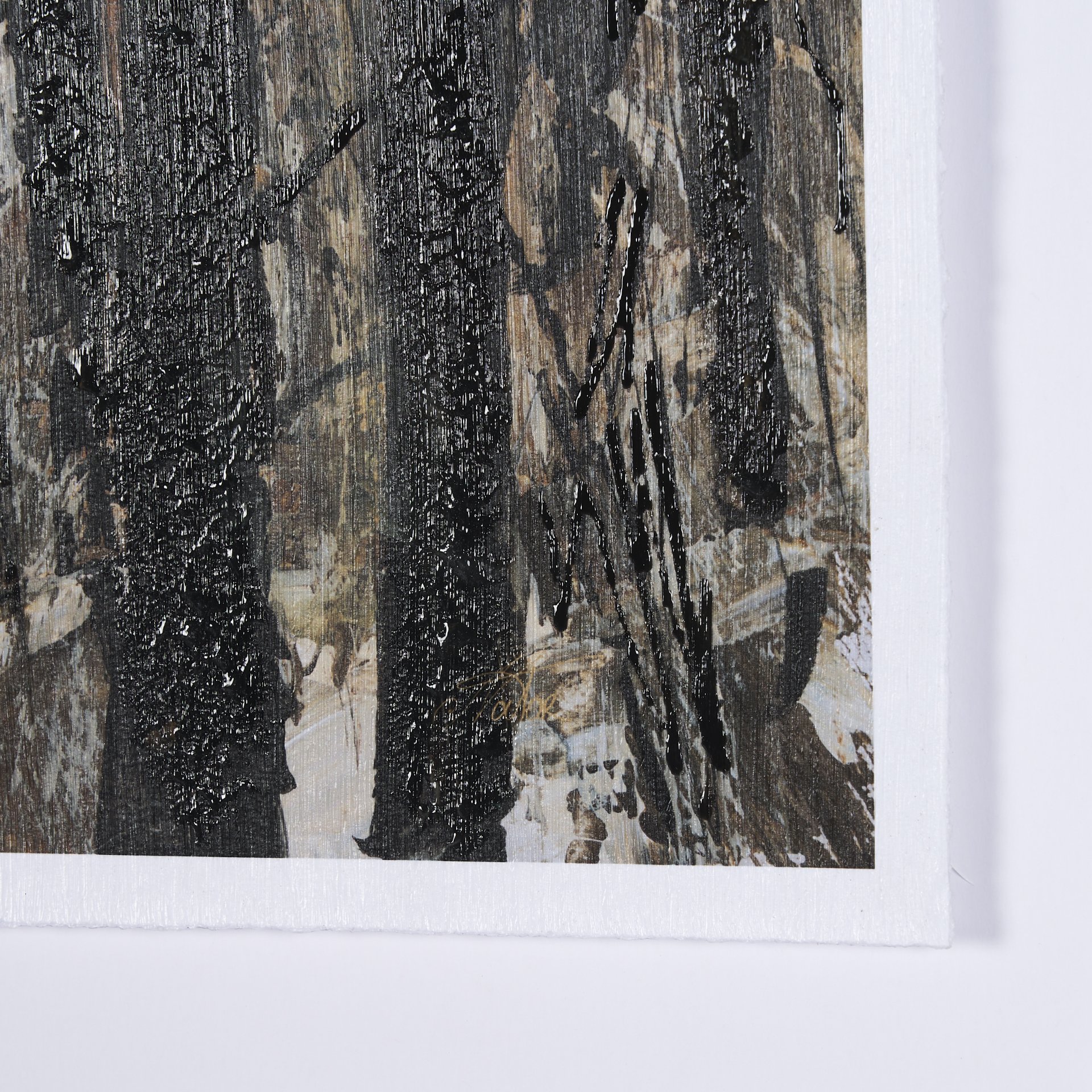 Forest View I by Mercana Studio a Hand Embelished Textured Framed Art Print Matted under Glass 7 Forest View I by Mercana Studio a Hand Embelished Textured Framed Art Print Matted under Glass - Image 7